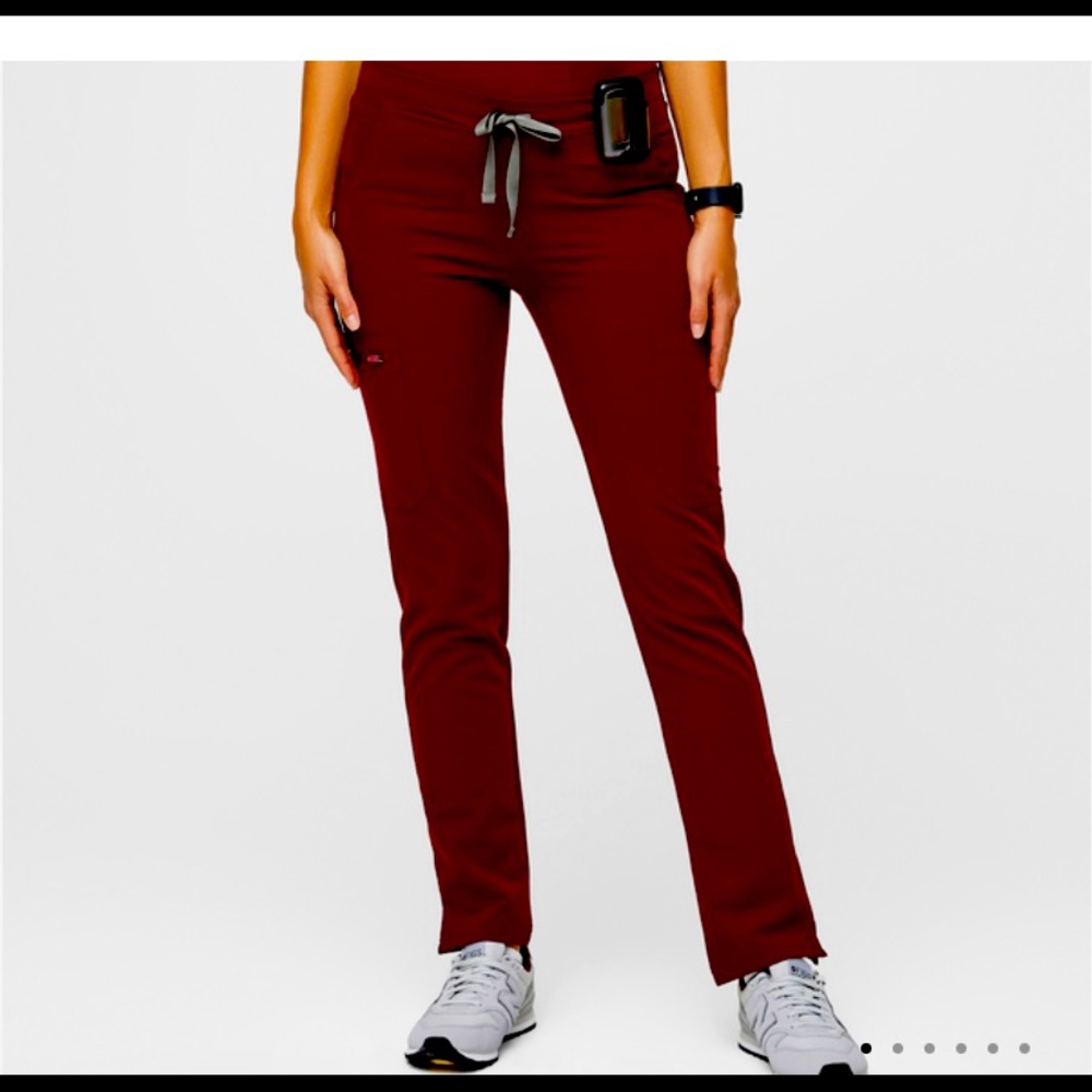 Burgundy skinny Yola pants. Perfect condition, tried on once but were told small